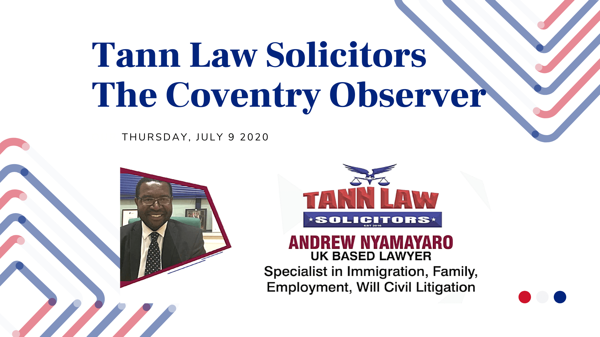 Coventry Observer Tann Law Article