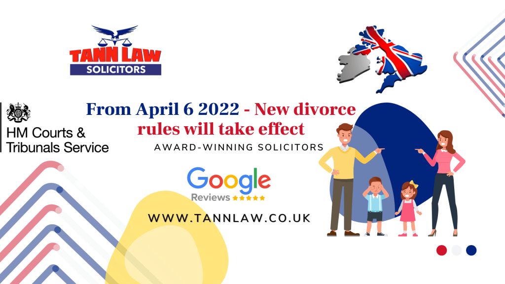 From April 6 2022 - New divorce rules will take effect